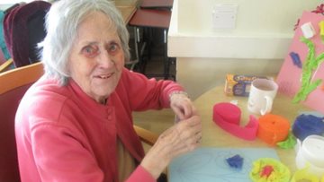 Woodchurch care home Resident showcases creative talent